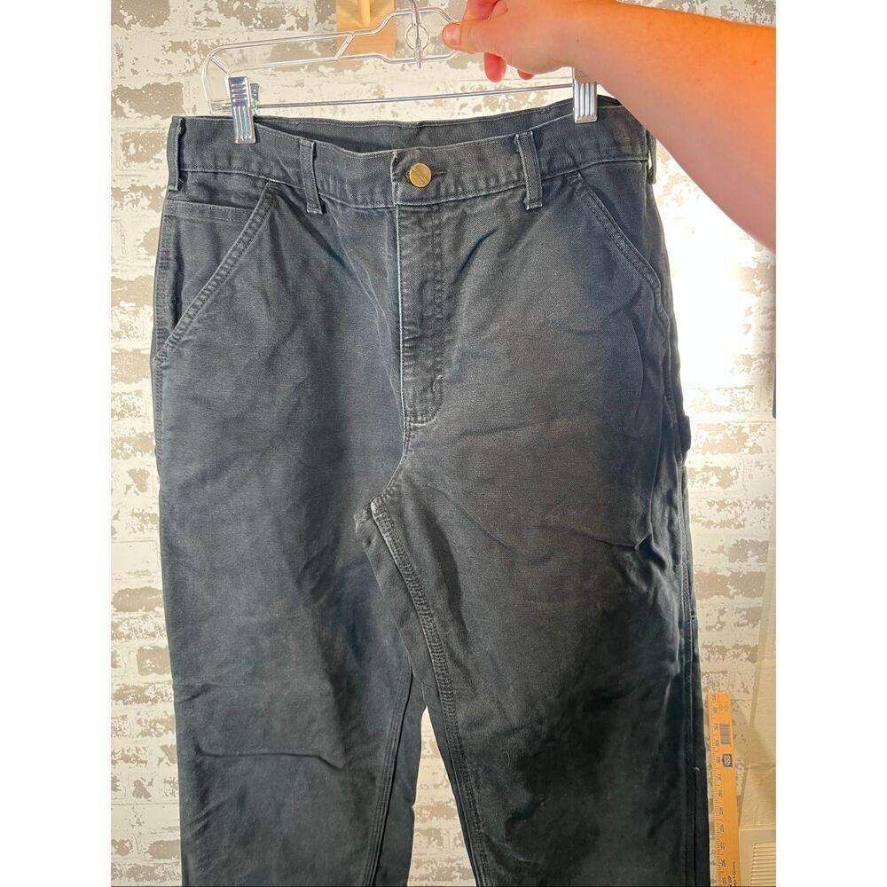 Carhartt | men 34x32 original fit cargo lined black pants